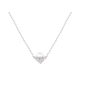 Pendentif Joséphine Aigrette :  Diamant Perle & Or Blanc 18K | Paumet