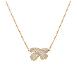 Collier Torque "Double félin" | Diamants & Or Blanc 18K | Paumet